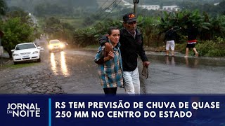 Previsão do tempo fim de semana será de chuva no RS  Jornal da Noite [upl. by Ecnarrat]