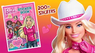 Homemade Barbie Sticker Book 💖 Barbie Stickers • DIY Barbie Sticker Book•How To Make Barbie Stickers [upl. by Onitrof]