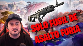 💀 ¡Ganando Solo con Fusil de Asalto de Furia 💀  Fortnite ZB [upl. by Roseanna49]