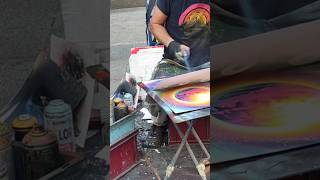 Painting  spray art talent artist [upl. by Aphra]