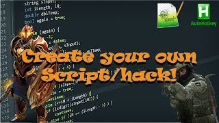 How to make your own Scripthack In any game AHK Tutorial [upl. by Seldon]