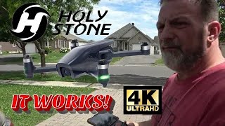 HOLY STONE 4K GPS DRONE HS710 FLIGHT TEST AND REVIEW  LGH [upl. by Rogerg]