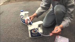 changing the rear end gear oil 80W90 in my motorhome [upl. by Akemet187]