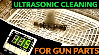 Ultrasonic Cleaning For Gun Parts [upl. by Ennahgem]