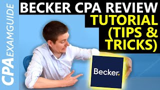 How To Pass The CPA Exam Using Becker CPA Review 2024 TUTORIAL [upl. by Ahsitil]