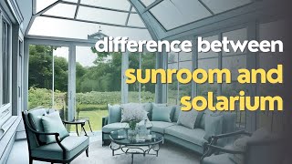 Discover the Difference Between Sunroom and Solarium  Hommie Factory Direct Sunrooms [upl. by Annek]