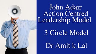 John Adair action Leadership Model  3 circle Model  5050 Rule [upl. by Llerej107]