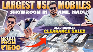 பாதி விலையில் 1 day used Mobile  from ₹1500 😱 Largest Used phone shop in Chennai  Abified [upl. by Rida]