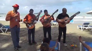 Cabarete Dominican Republic  Merengue Music Group Live on the Beach Dominican Music [upl. by Teodora70]