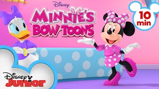 Minnies BowToons  10 Minute Compilation  Part 2  Party Palace Pals  disneyjr [upl. by Aynahs982]