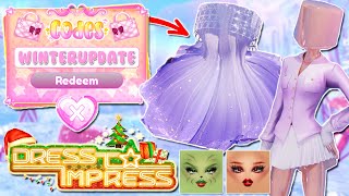 🚨2 NEW LIMITED CODES CHRISTMAS UPDATE In Dress To Impress [upl. by Rivkah767]