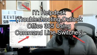 IT Helpdesk Troubleshooting Outlook Office 365 Using Command Line Switches [upl. by Zacharias]