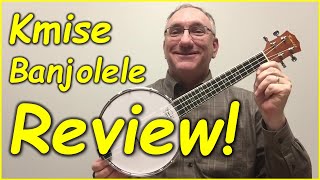 Kmise Banjolele Review Model MI1661 banjo ukulele [upl. by Jeraldine635]