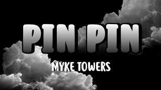 Myke Towers  PIN PIN Karaoke [upl. by Mord]