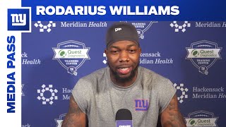 Rodarius Williams on His First Impressions of the NFL  New York Giants [upl. by James]