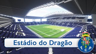 Minecraft  MEGABUILD  Estádio do Dragão FC PORTO  DOWNLOAD Official [upl. by Blanch955]