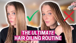 This Hair Oiling Routine TRANSFORMED My Hair How to Apply Hair Oil for Healthy Hair [upl. by Drais396]