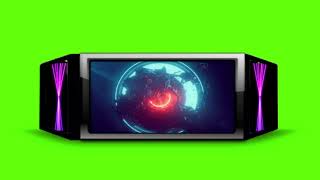 FREE Virtual DJ Booth Green Screen Chroma Key [upl. by Ruosnam]