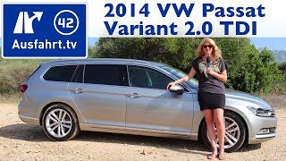 2014 Volkswagen VW Passat Variant 20 TDI 4MOTION Highline  Kaufberatung Test Review [upl. by Pallaton]