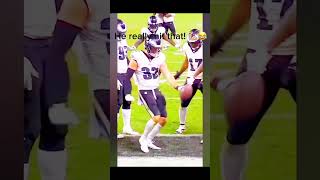 Reed Blankenship really hit that 💪🏼 shorts trending funny dance nfl sports footballedits [upl. by Junie206]