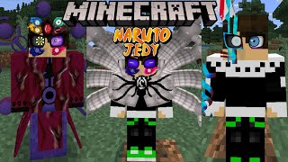 UPDATED Naruto Jedy Mod New Modes Animations God Modes Minecraft Naruto Mod [upl. by Fabiolas]