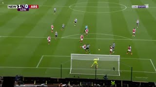 🔥 Alexander Isak BRILLIANT HEADER GOAL vs Arsenal to make Newcastle Infront  Anthony Gordon assist [upl. by Mcgraw]