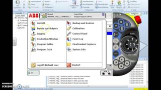 ABB IRC5 Robotics How to SIMULATE INPUTS amp MANIPULATE OUTPUTS FROM FLEX PENDANT [upl. by Ennayllek924]