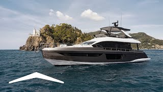 Azimut Fly 68  A Yacht for the World  Complete Guided Walkthrough Tour [upl. by Eiliak]