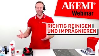 Richtig reinigen und imprägnieren  Webinar Damit die natürliche Schönheit Ihres Natursteins bleibt [upl. by Amaras]