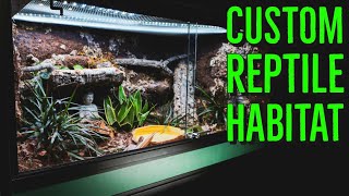 Custom Reptile Habitats Kingsnake Bioactive Enclosure REVIEW [upl. by Rehctaht]