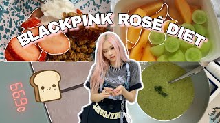 tried BLACKPINK ROSÉ DIET for 3 days  all you can eat fruit amp veg diet plan 1 kg 블랙핑크 로제 다이어트 [upl. by Haslett]