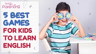 5 Easy and Fun Games for Kids to Learn English [upl. by Kilan]