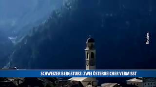 Nach Schweizer Bergsturz auch Österreicher vermisst [upl. by Nezah874]