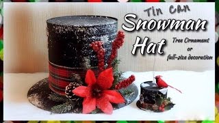 Tin Can Snowman Hat [upl. by Nove]