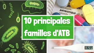 LES PRINCIPALES FAMILLES DES ANTIBIOTIQUES EN 4 MIN [upl. by Notgnilra]