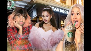 Drama at Starbucks with Ariana Grande and Cardi B [upl. by Aekan]