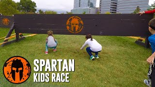 Spartan Kids Race All Obstacles [upl. by Ahsiadal]