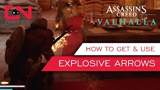 AC Valhalla How to Get amp Use Explosive Arrow  Incendiary Powder Trap [upl. by Eveline]