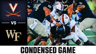 Virginia vs Wake Forest Condensed Game  2024 ACC Football [upl. by Adnirb]