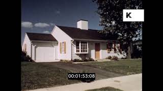 1950s Suburban Housing American Dream Component Building [upl. by Prussian]