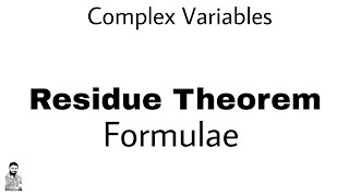 22 Residue Theorem  Formulae  Complete Concept [upl. by Revert]