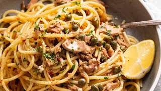 The most amazing CANNED TUNA PASTA [upl. by Oiracam57]