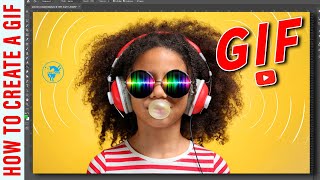 HOW TO CREATE A GIF IN PHOTOSHOP a simple GIF animation in 5 minutes [upl. by Trutko]