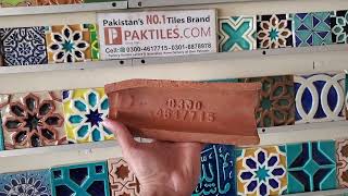 Barrel khaprail Tile Manufacturing  Roof Tiles Design In Pakistan pakclaytiles 03004617715 [upl. by Htenaj20]