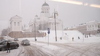 Winter in Helsinki Finland [upl. by Sivel]