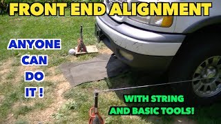 Auto Front End Alignment Made Easy Do it yourself [upl. by Channing690]