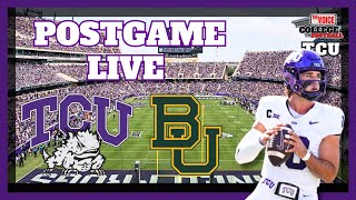 TCU  Baylor Postgame LIVE [upl. by Marozas]