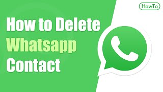 How to Delete Whatsapp Contact [upl. by Mercie]