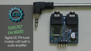 TEA5767 FM radio with amplifier  IC Station Review [upl. by Naitsabes940]