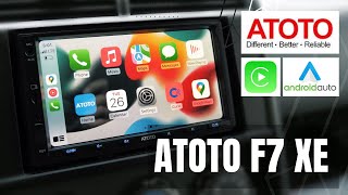 ATOTO F7 XE  FULL In Depth Review and INSTALL  APPLE CARPLAY ANDROID AUTO Universal Car Stereo [upl. by Ellened]